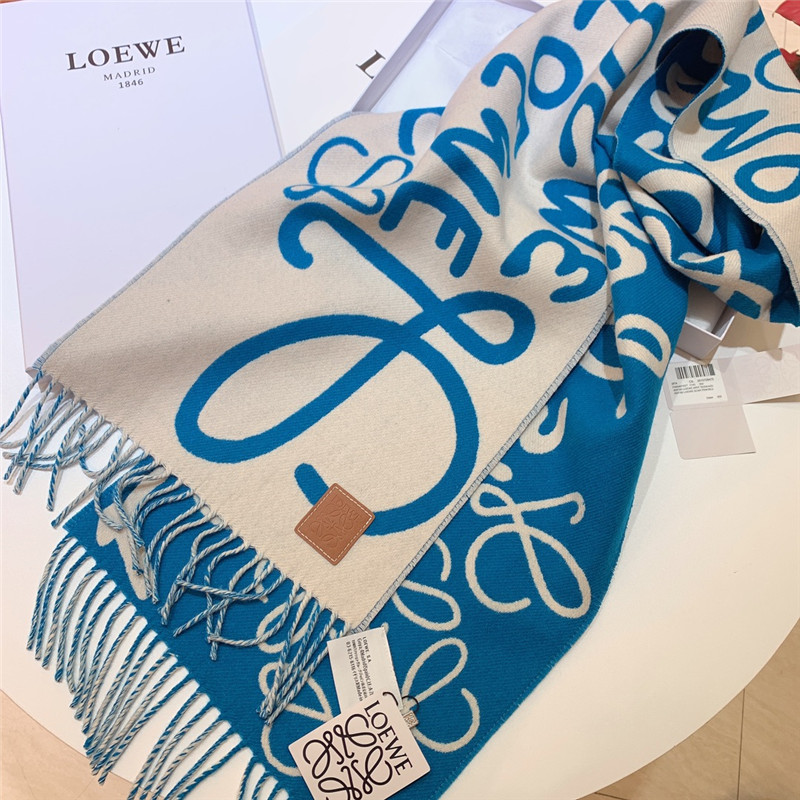L0ew* graffiti double sided scarf