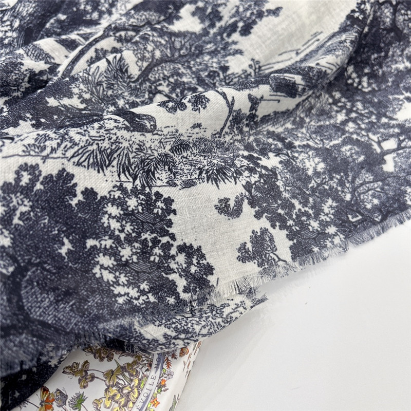 D10r jouy printed shawl