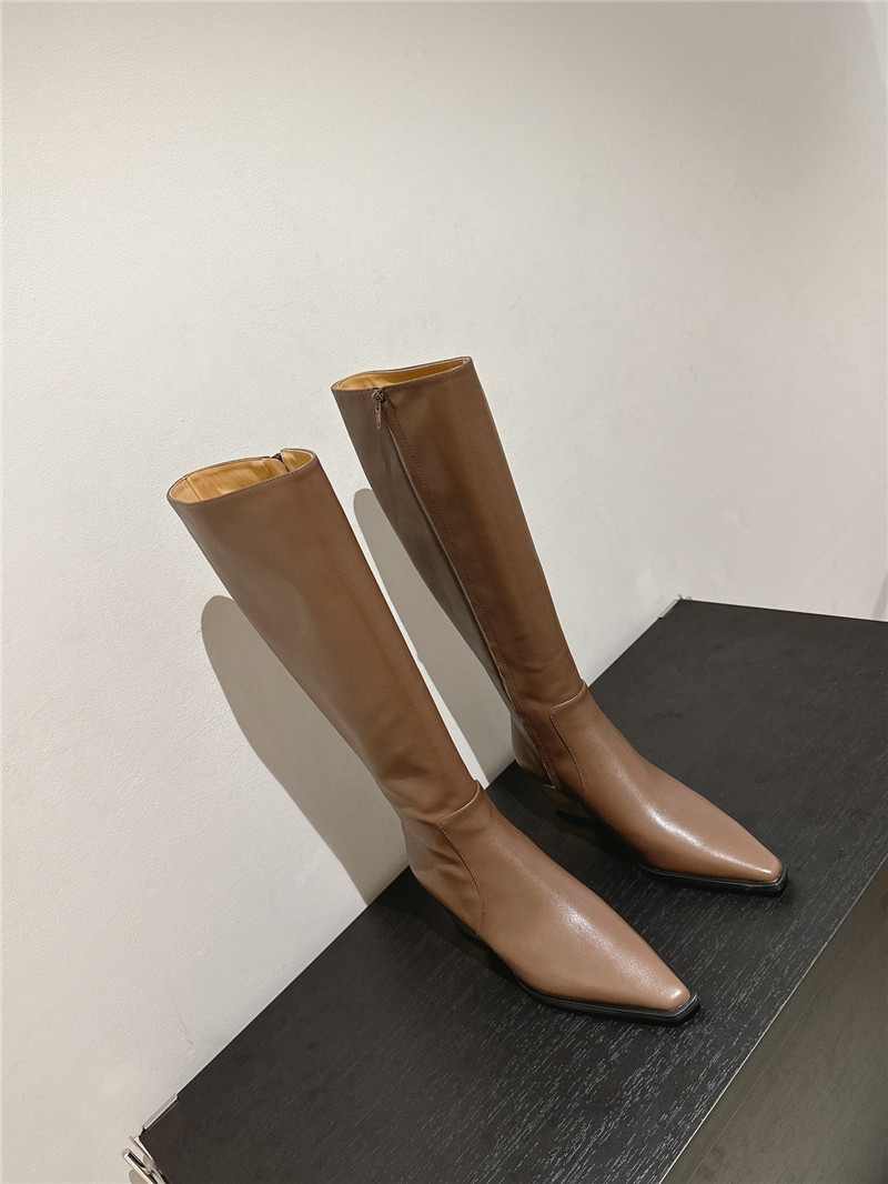 b0tt*ga Ven*ta tex brown pointed toe knee high boots