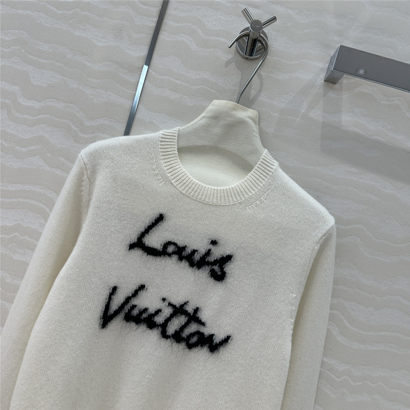 l0vis Vvtt0n brushed knit pullover white