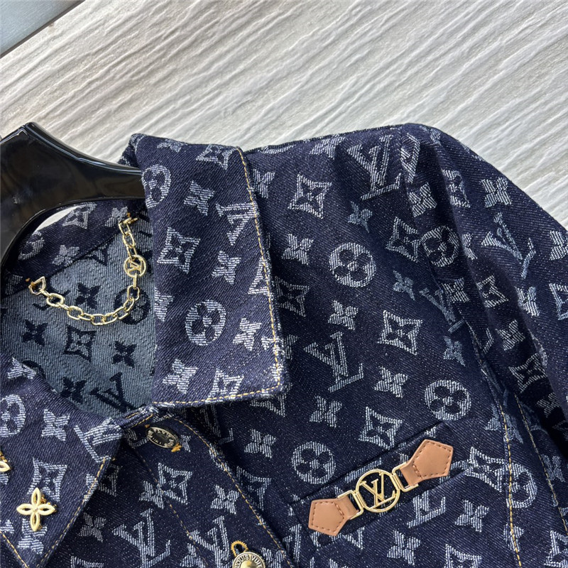 l0vis Vvtt0n monogram denim jacket