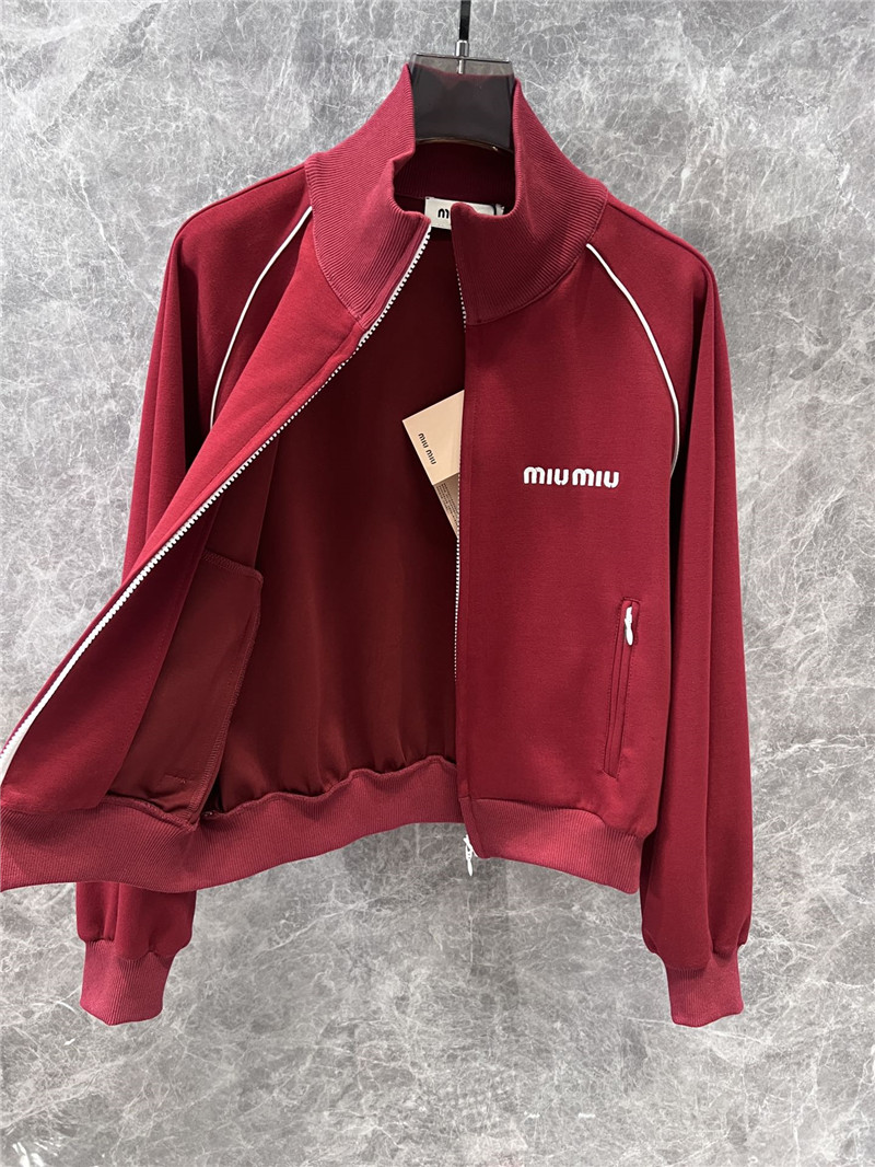 M1um1u preppy sports jacket