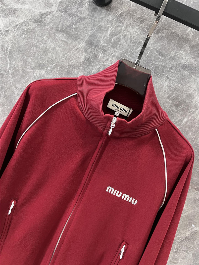 M1um1u preppy sports jacket