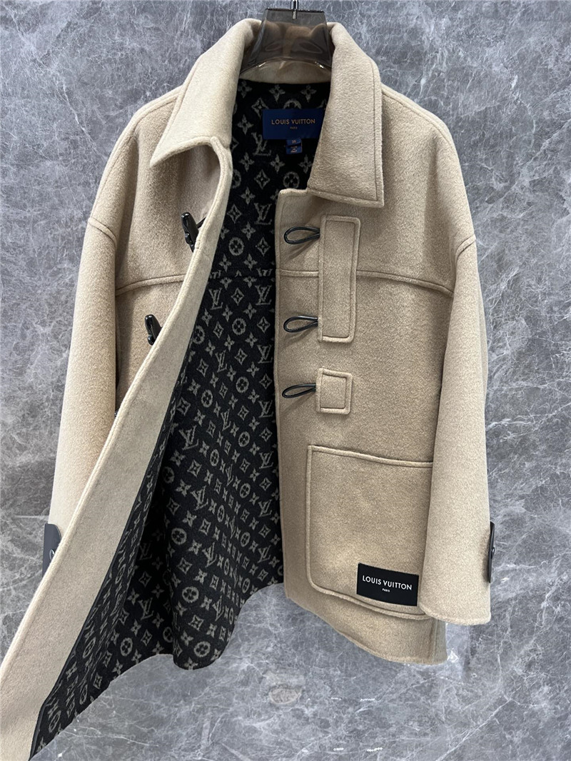 l0vis Vvtt0n lv patchwork leather coat