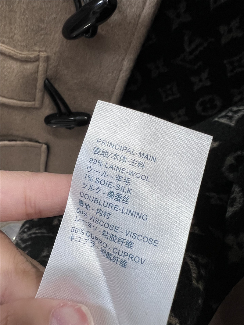 l0vis Vvtt0n lv patchwork leather coat