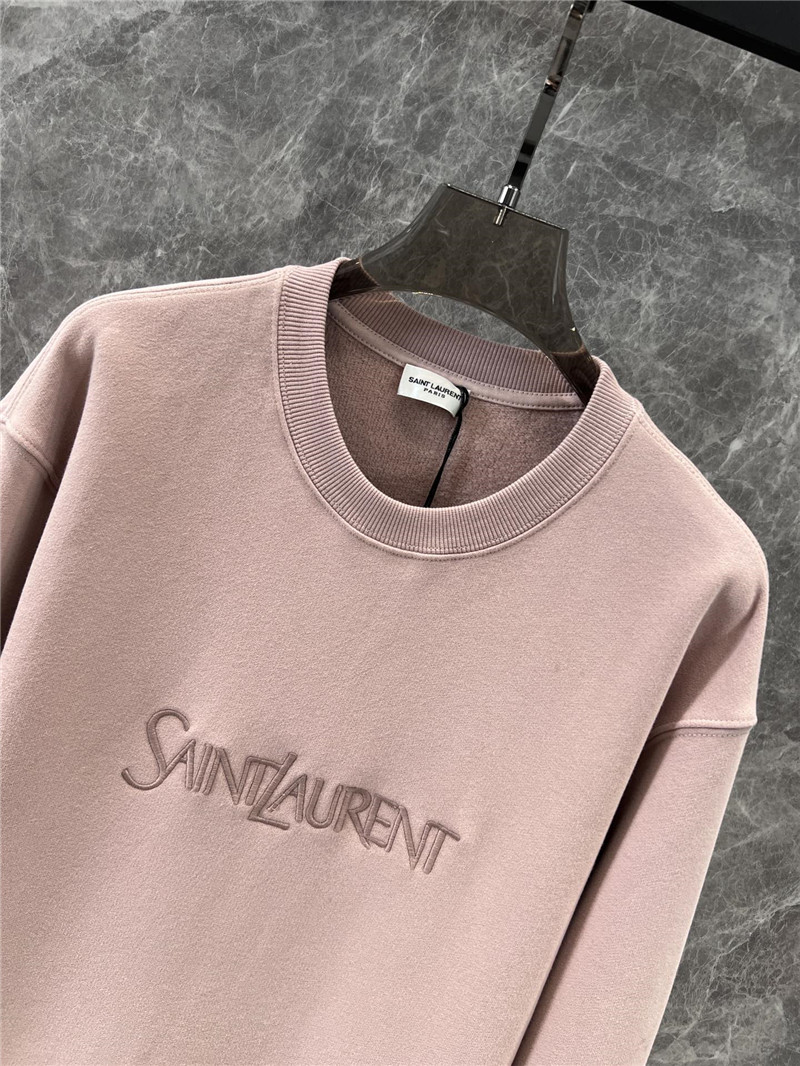 Y51 logo embroidered sweatshirt pink