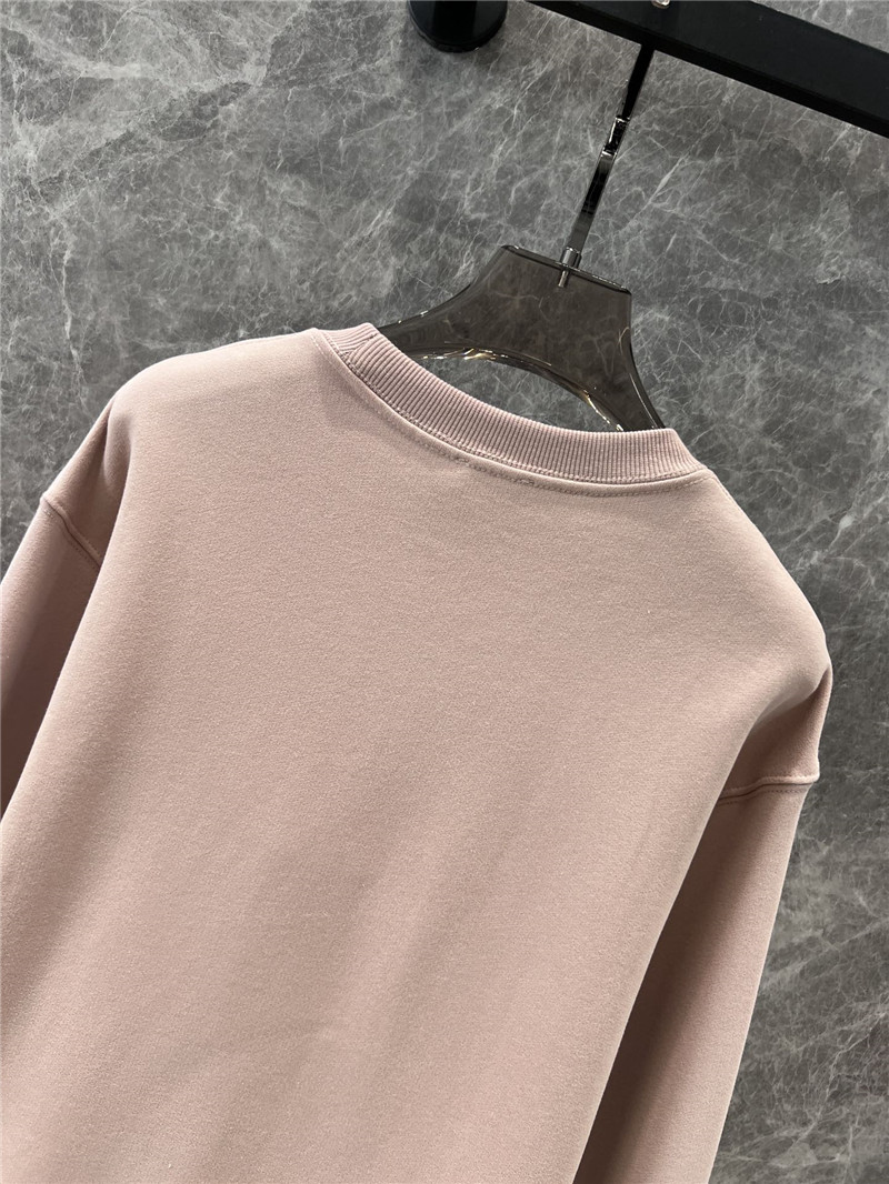 Y51 logo embroidered sweatshirt pink