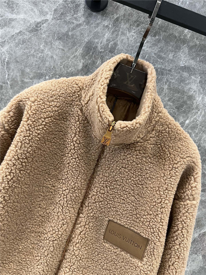 l0vis Vvtt0n lv grain fleece jacket