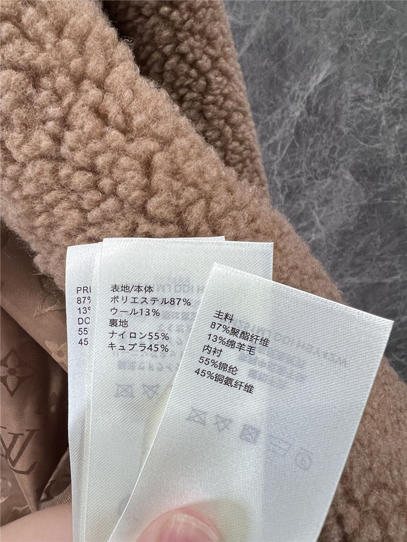 l0vis Vvtt0n lv grain fleece jacket