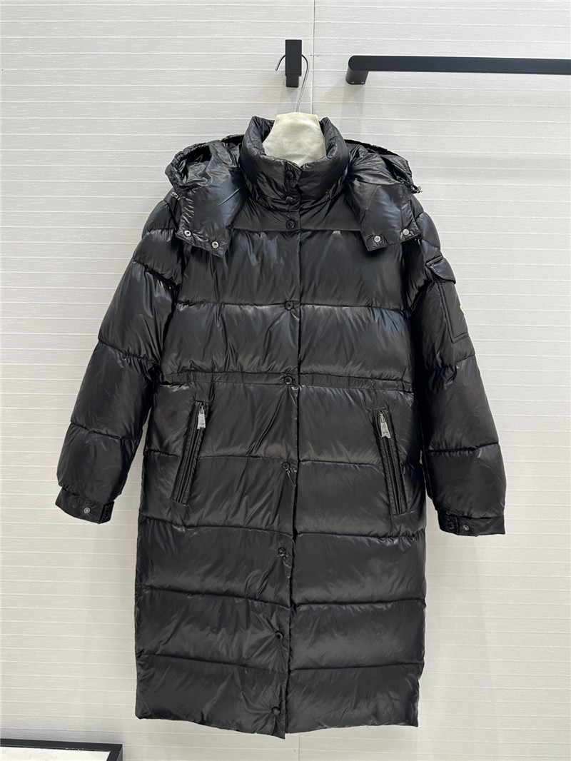 Moncler Cavettaz long down jacket