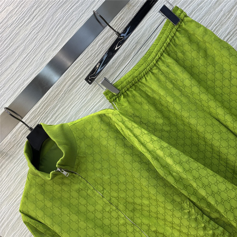 Gvc*1 gg monogrammed green tracksuit