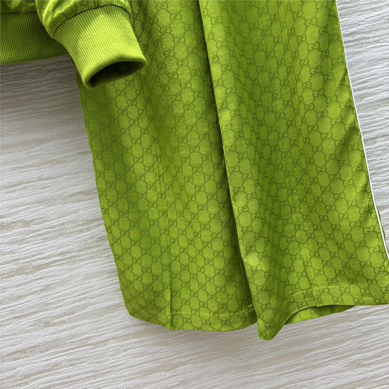Gvc*1 gg monogrammed green tracksuit