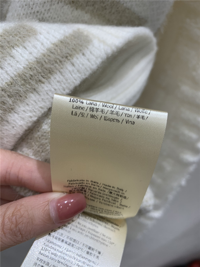 F**di ff jacquard zip-up cardigan white