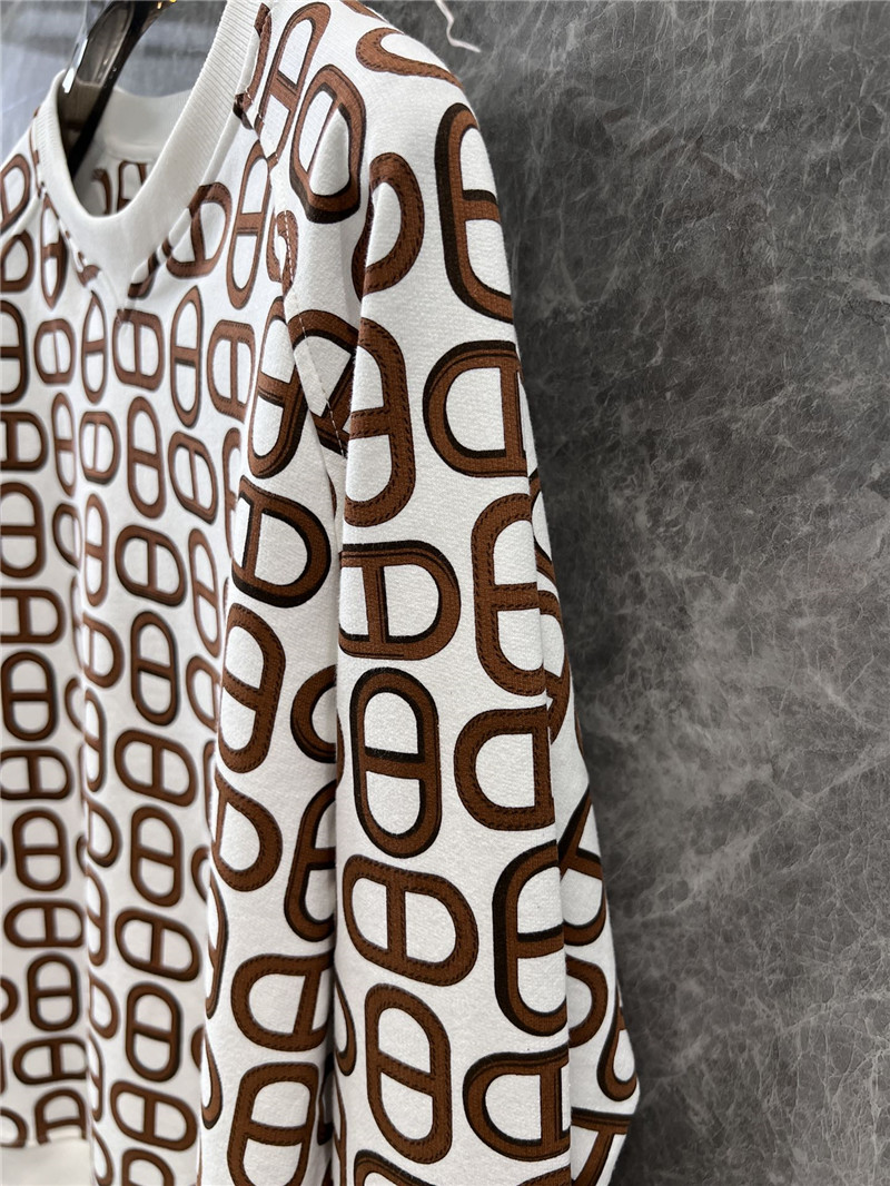 H**me5 printed crewneck sweatshirt white