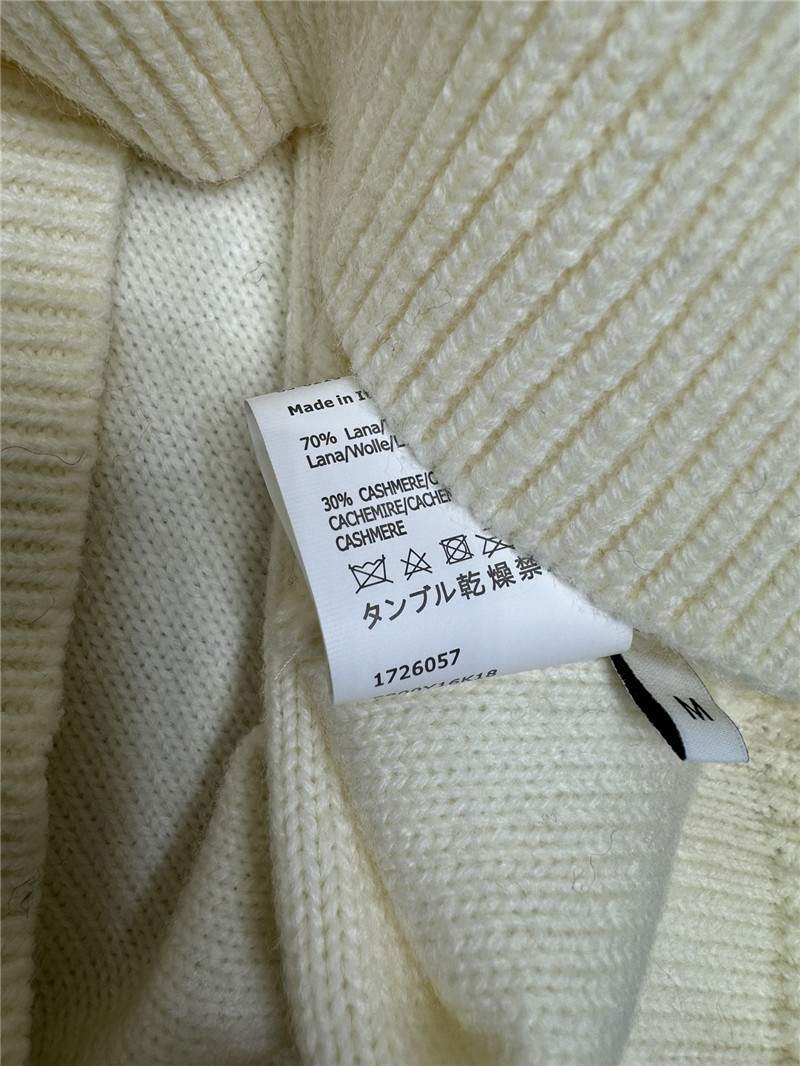 L0ew* anagram wool blend sweater white