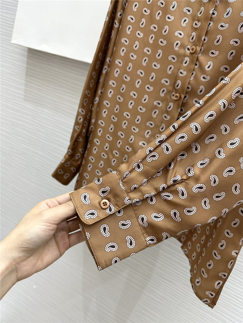 Pra*a silk printed shirt