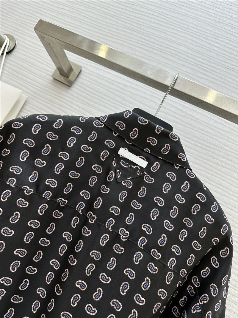 Pra*a silk printed shirt