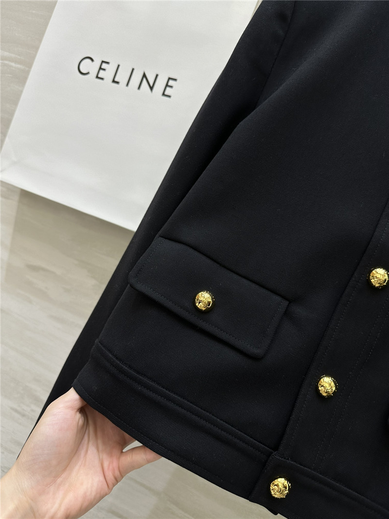 Ce1i*e gold button jacket