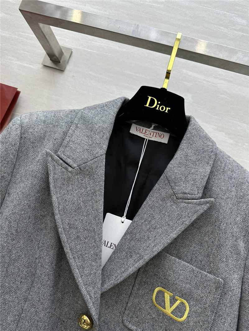 Va1e*ntin0 patchwork suit jacket