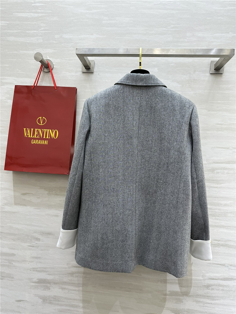 Va1e*ntin0 patchwork suit jacket