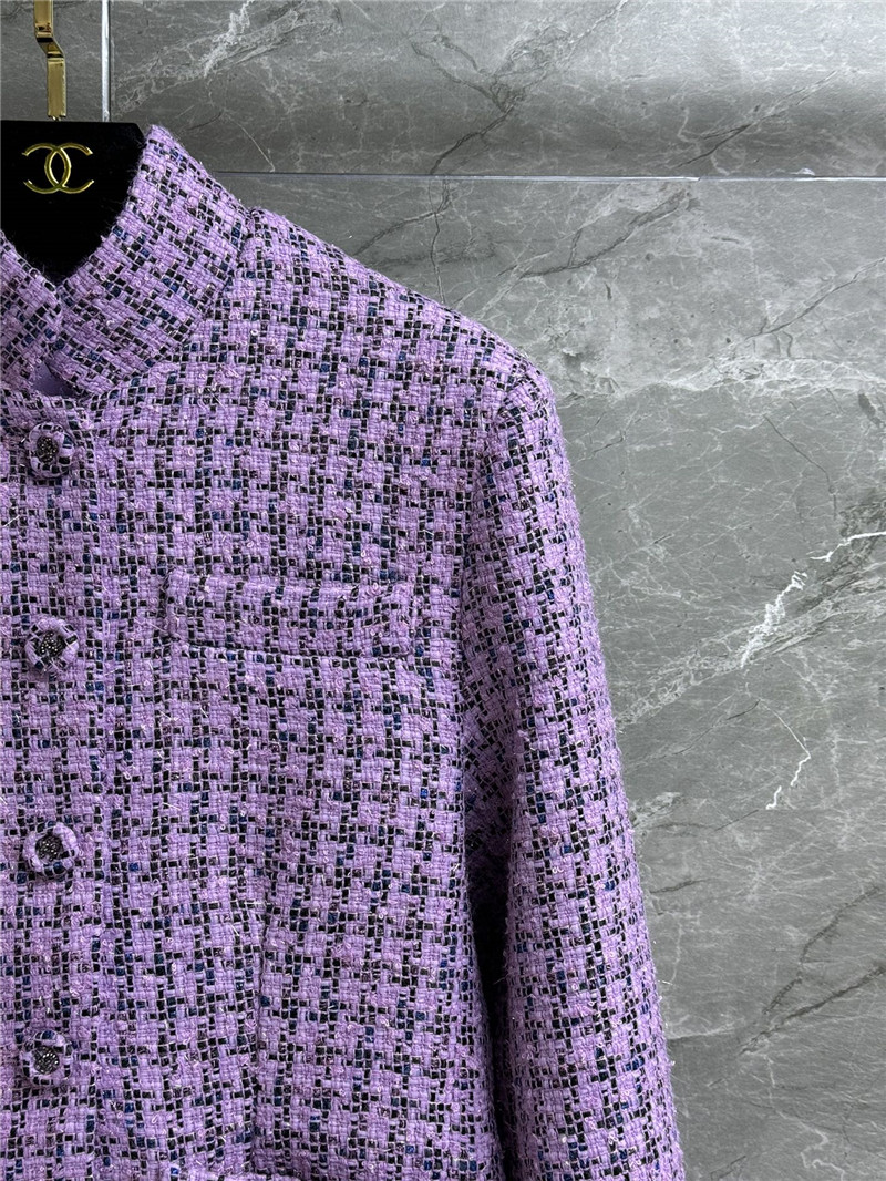 Ch**el purple check coat