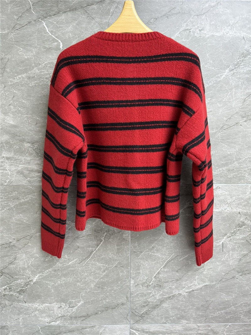 Miu Miu Shetland Knit Cardigan Red