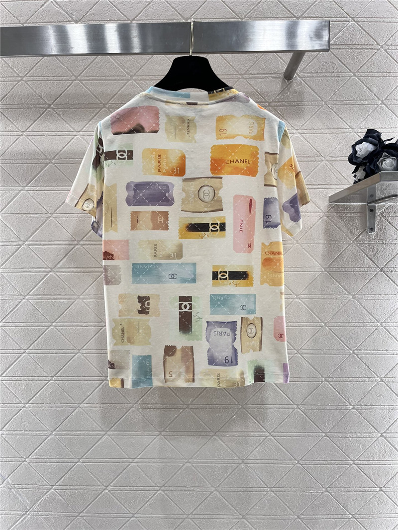 Ch**el printed round neck t-shirt