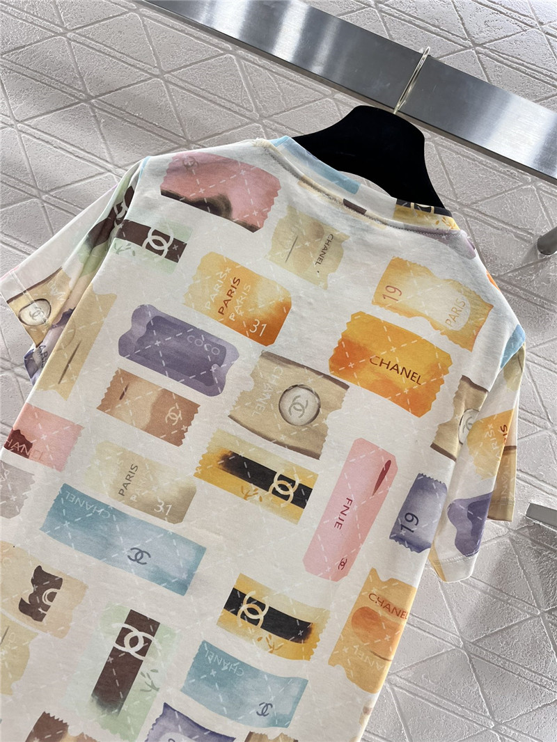 Ch**el printed round neck t-shirt