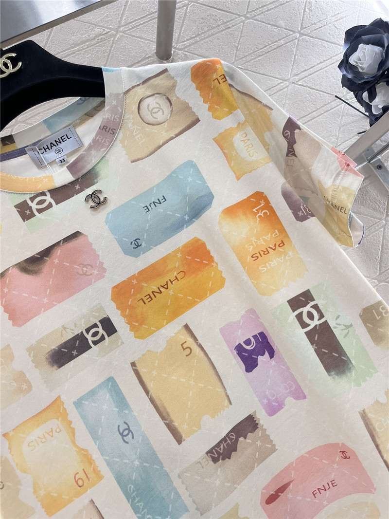 Ch**el printed round neck t-shirt