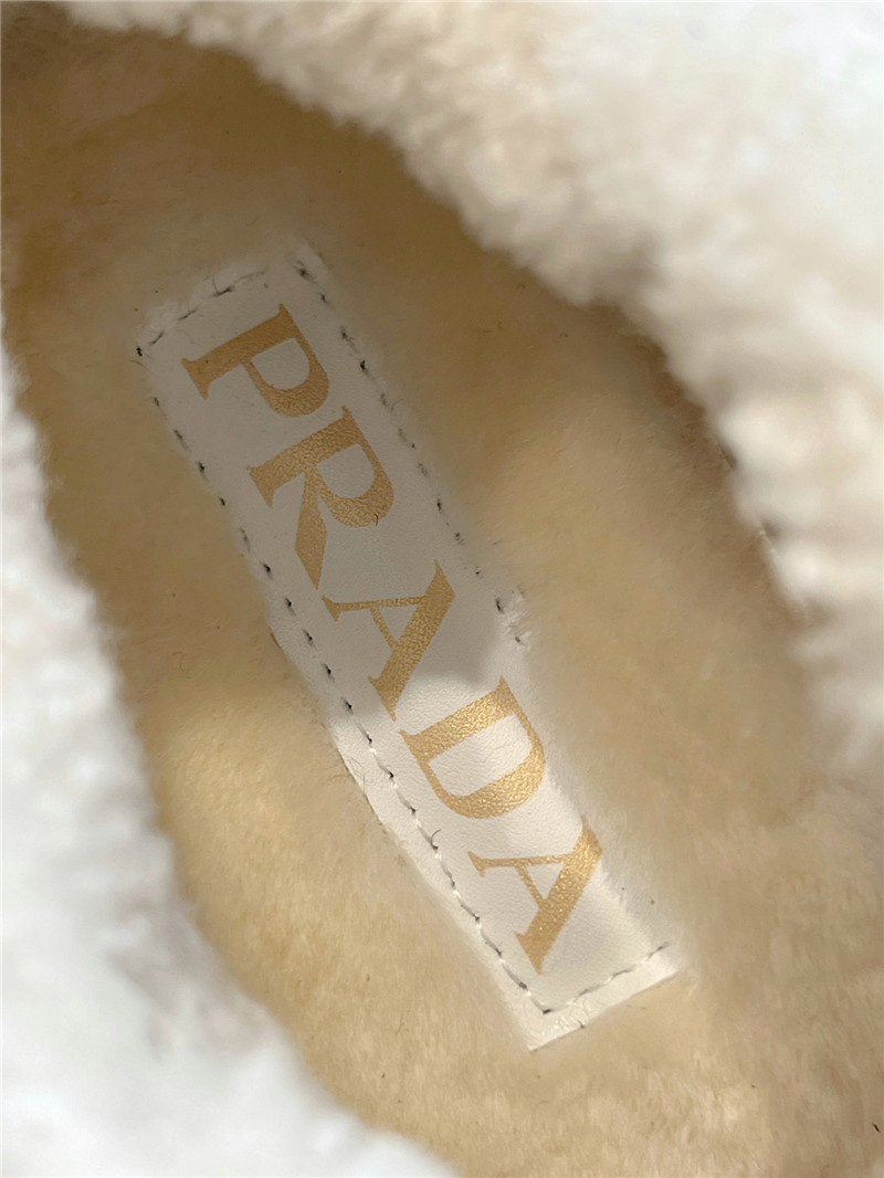 Pra*a lace-up winter platform sneakers black