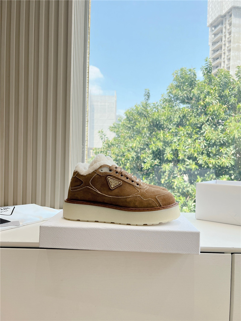 Pra*a lace-up winter platform sneakers on sale