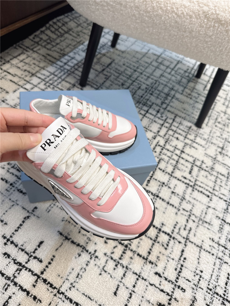 Pra*a prax 01 leather sneakers pink