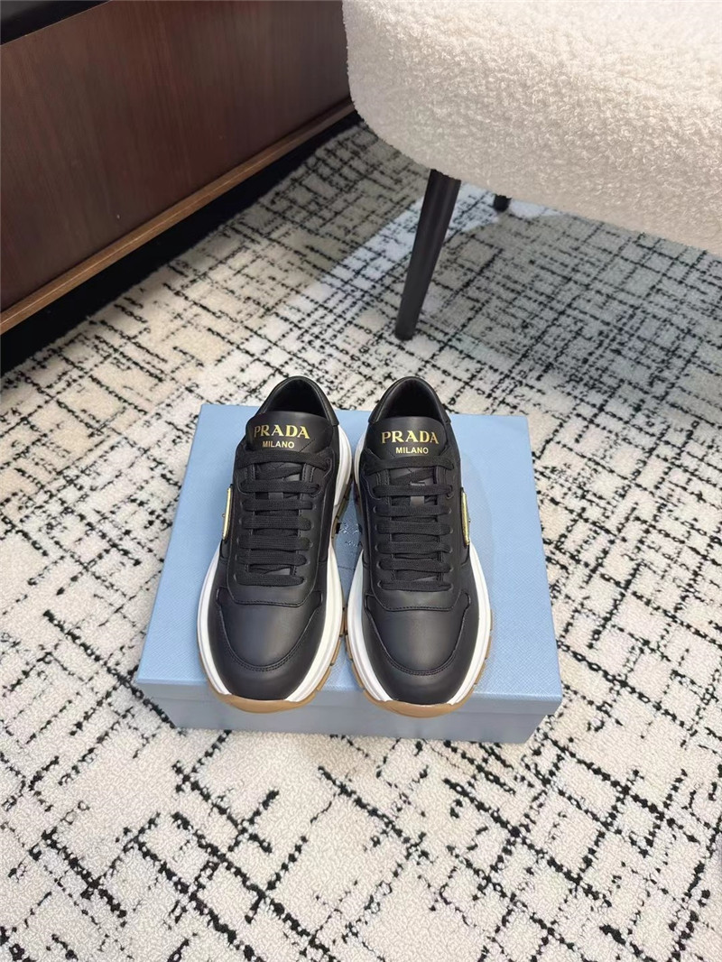 Pra*a prax 01 black leather sneakers