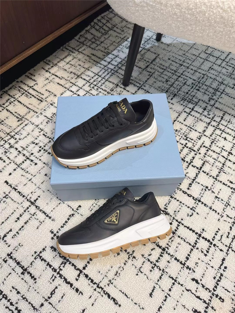 Pra*a prax 01 black leather sneakers