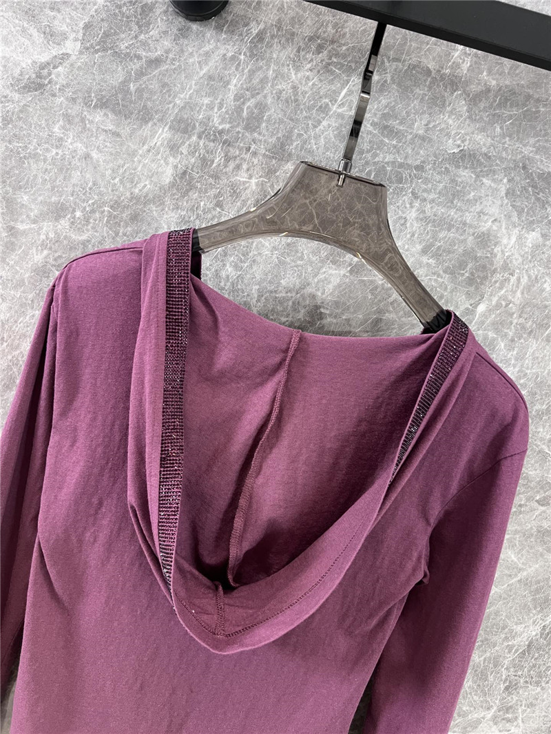 Y51 hooded long-sleeved t-shirt