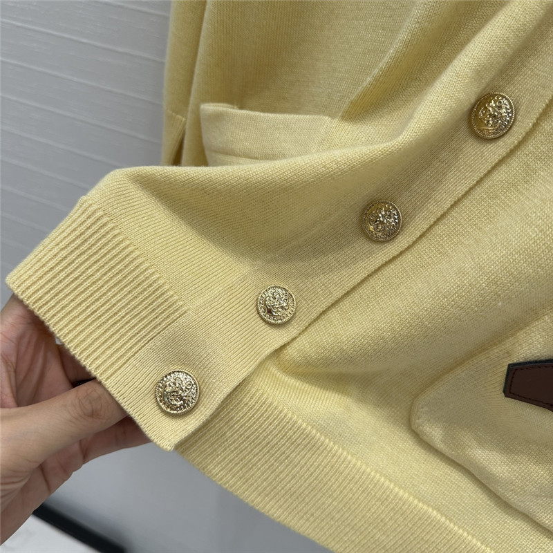 l0vis Vvtt0n dauphine tab cardigan yellow