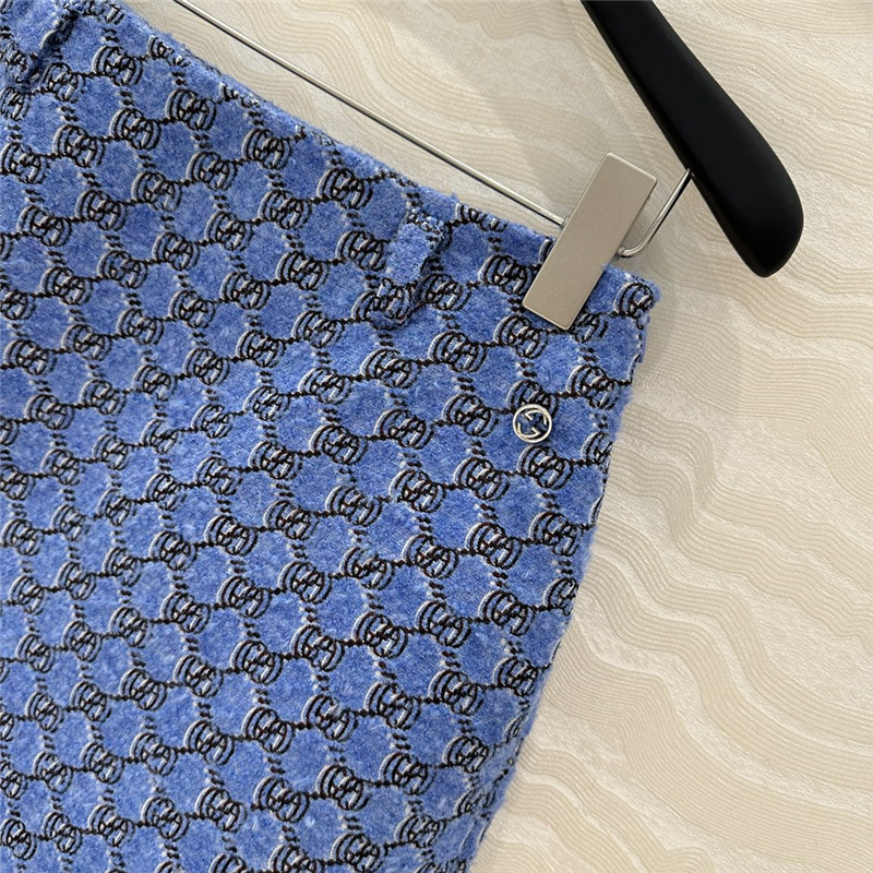 Gvc*1 wool tweed mini skirt