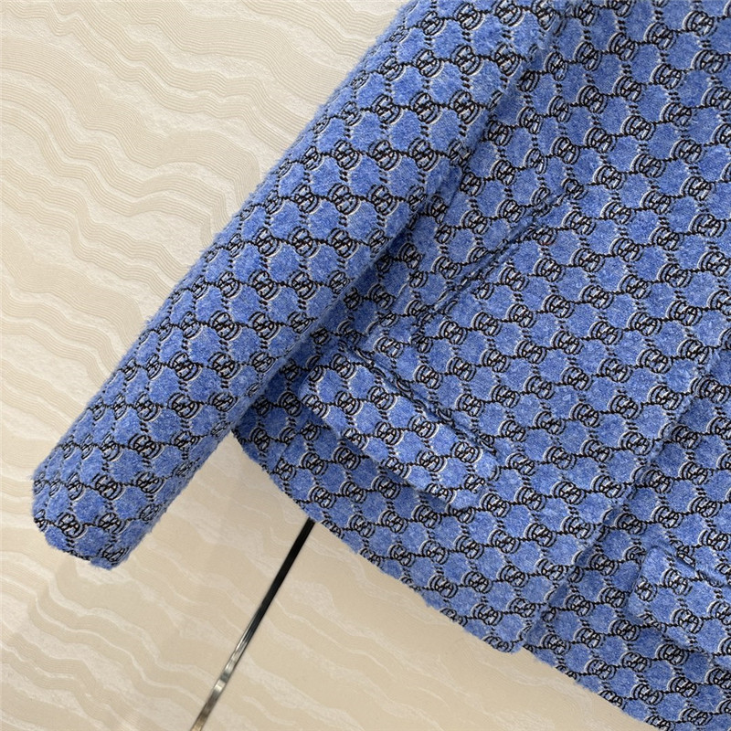 Gvc*1 wool tweed lapel jacket