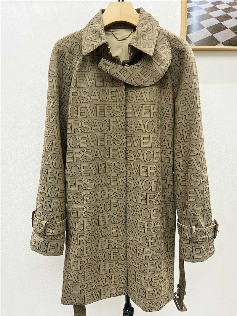Versace mid-length trench coat
