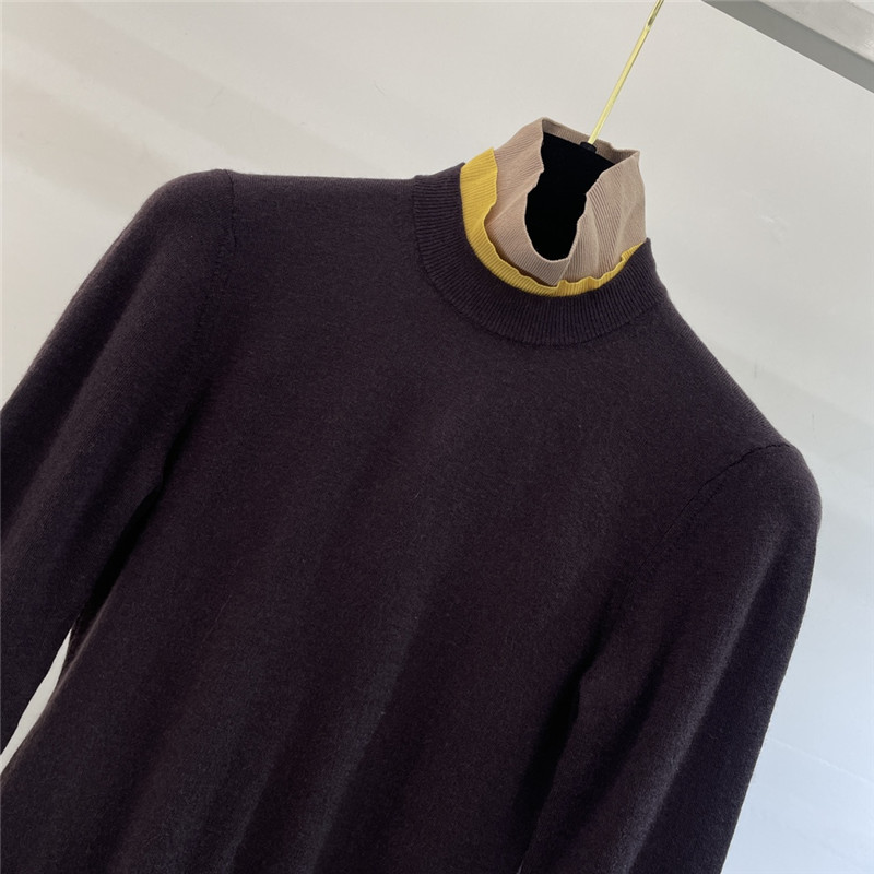 F**di half turtleneck top