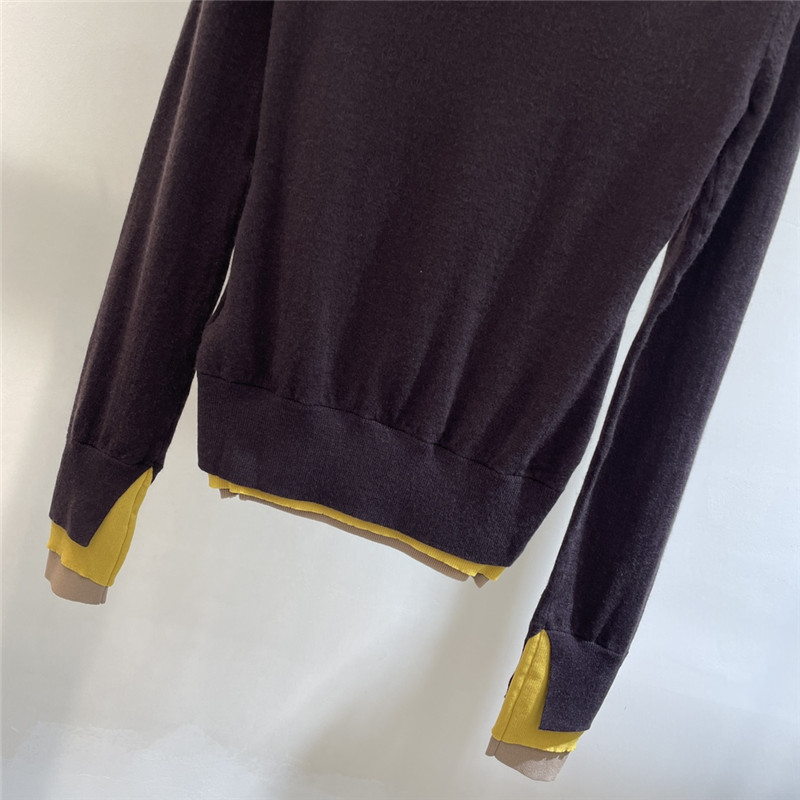 F**di half turtleneck top