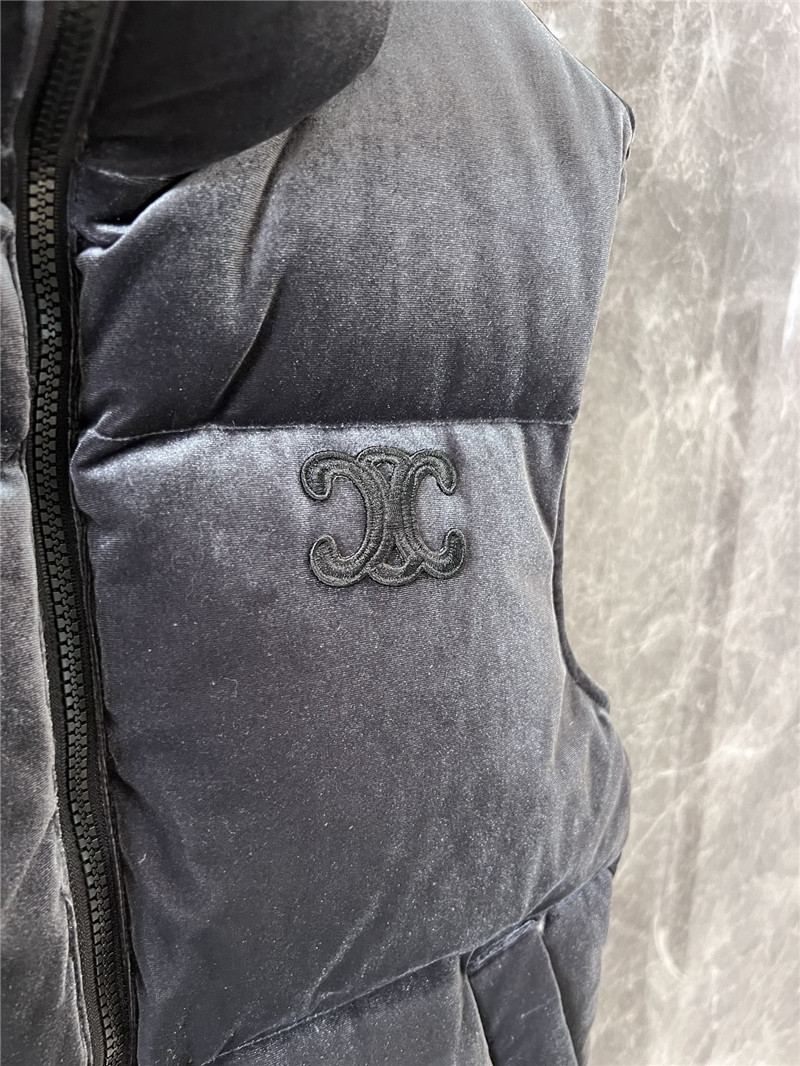 Ce1i*e velvet down vest
