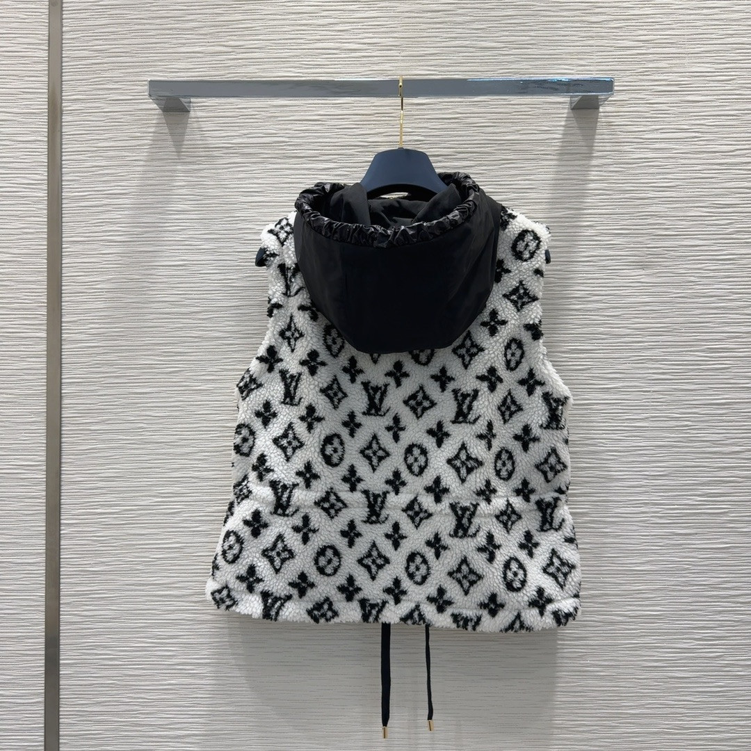 l0vis Vvtt0n lv printed vest jacket