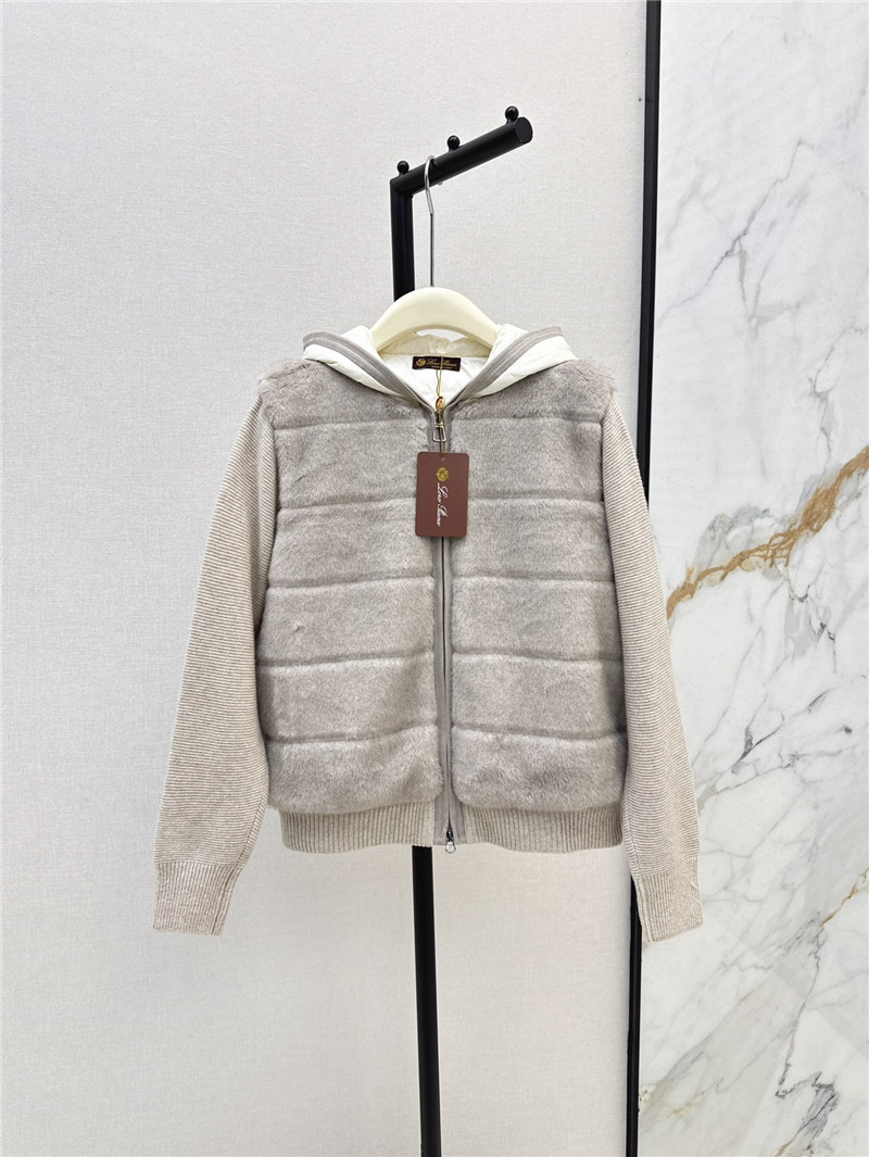 L0r0 P1ana patchwork down jacket