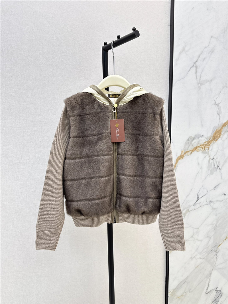 L0r0 P1ana patchwork down jacket