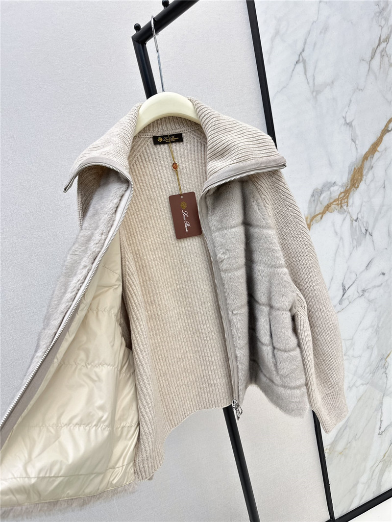 L0r0 P1ana patchwork down jacket