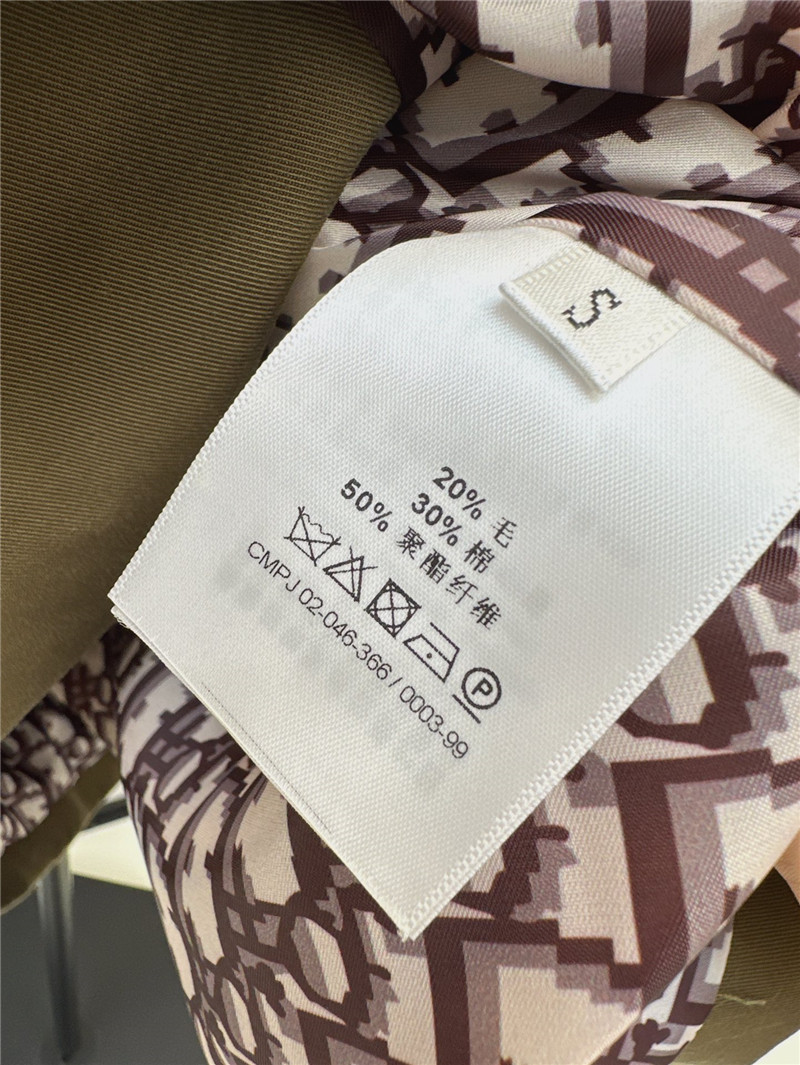 D10r double breasted trench coat