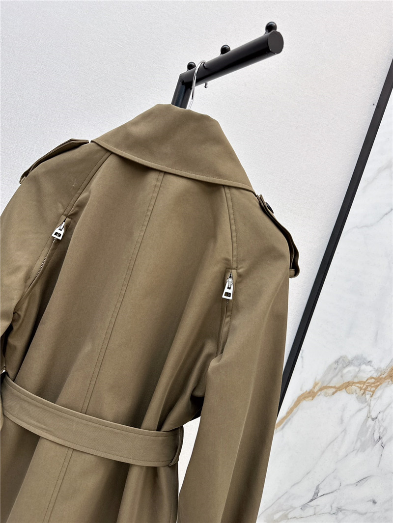 D10r double breasted trench coat