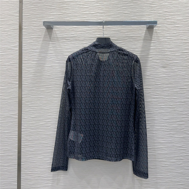 Va1e*ntin0 mesh bottoming shirt