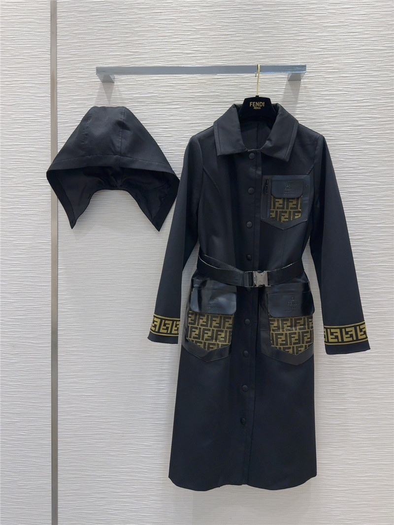 F**di casual long coat